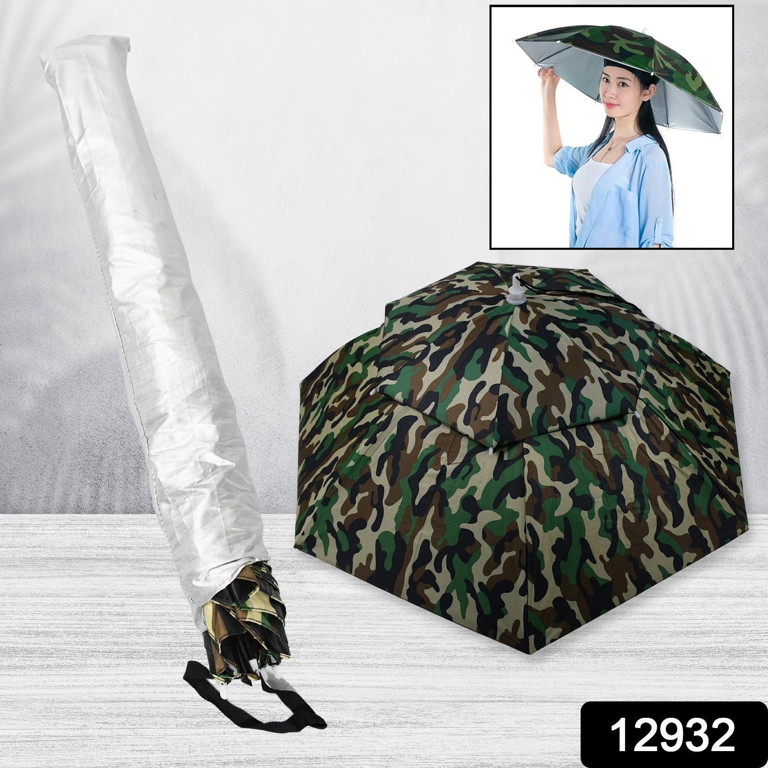 Umbrella Hat with Elastic Band, Fishing Umbrella Hat for Adults Kids Women Men, Umbrella Hat for Outdoor Activities Umbrella Hat with Elastic Band, Fishing Umbrella Hat for Adults Kids Women Men, Umbrella Hat for Outdoor Activities